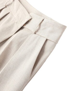 YECCA VECCA メタルホックワイドパンツ Light Beige