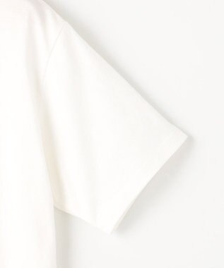 組曲 S 【綿100％】フロッキープリント Ｔシャツ アイボリー系