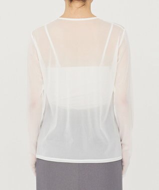 uncrave トリコットシフォン クルーネック カットソー（uncrave STANDARD） オフ