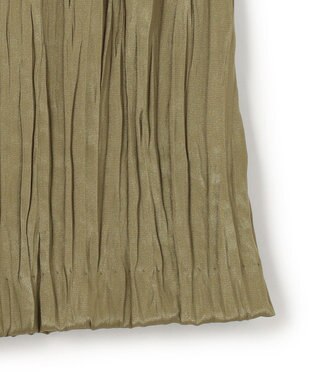 uncrave マシーンプリーツ ジレ カーキベージュ