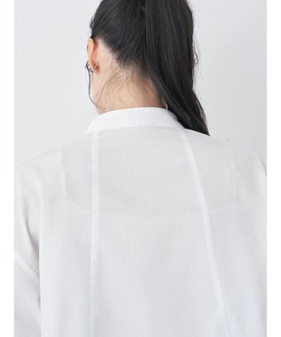 earth music&ecology サイドティアードチュニック Ivory