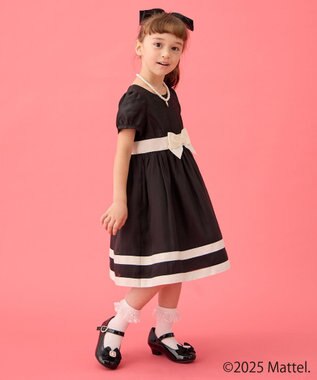 ANY KIDS 【Barbie(TM)】ドーリードレス風ワンピース ブラック