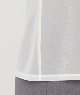 uncrave トリコットシフォン クルーネック カットソー（uncrave STANDARD） オフ