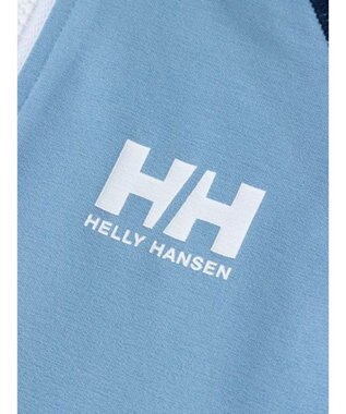 HELLY HANSEN 【キッズ・UVカット・耐海水・耐塩素】ロングスリーブ HHフルジップラッシュガード ペールブルー×オーシャンネイビー