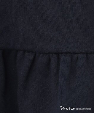 ANY KIDS 【しろたん×anyFAM】しろたんポシェットフードワンピース ネイビー