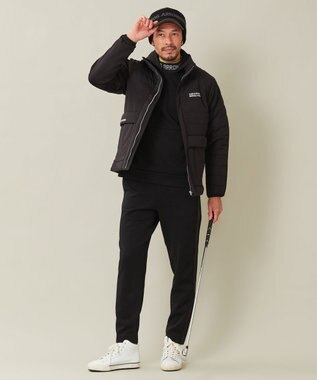 23区GOLF セット企画【MEN】ハイブリット セットアップ ブラック系