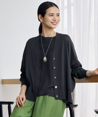 ドライシアーファインゲージ カーディガン