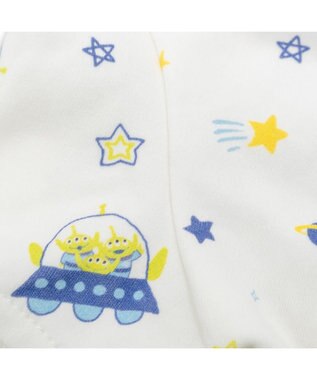 PET PARADISE ディズニー トイ・ストーリー ふわふわエイリアン ロンパース 小型犬 ホワイト×ライム