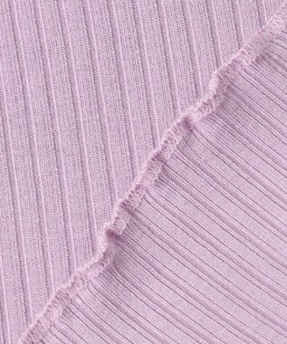 組曲 KIDS 【110-140cm】リブ・カットソーハオリ ラベンダー系