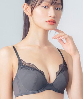 Wing ブラジャー 脇高設計 脇肉・背中すっきり バストふっくら 【脇肉スマートブラ】 ブラ KB2640 ウイング／ワコール ダークブラウン