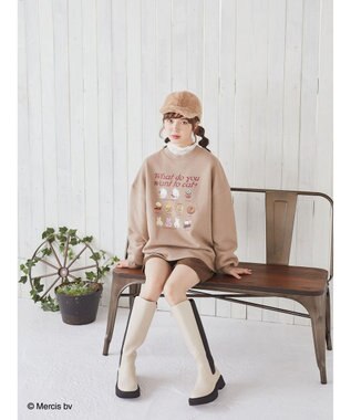 earth music&ecology ｍｉｆｆｙ／ｅａｒｔｈ　ｓｗｅａｔ　ｃｏｌｌｅｃｔｉｏｎ Mocha