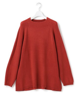 J.PRESS YORK STREET 【WOMEN】ANTI PILLING  ボトルネックニット オレンジ系