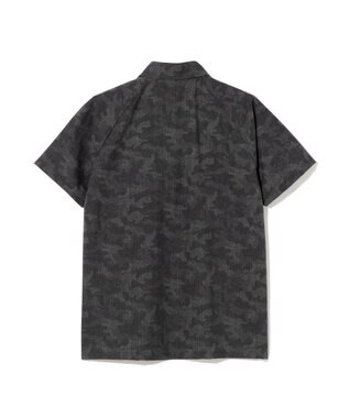 ZERO HALLIBURTON クールドッツ カモ柄ポロシャツ ZHG-M6S6a 85191 ブラック