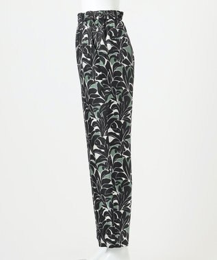 23区 【R(アール)】Ratti リーフプリント パンツ ブラック系