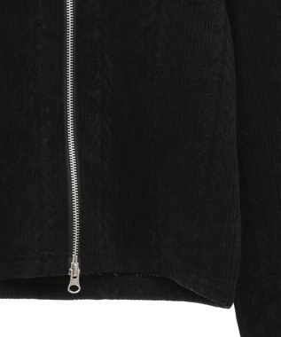 earth music&ecology ベロアケーブルＺｉｐカーディガン Ivory