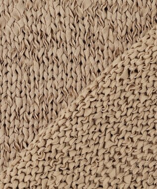 UNFILO テープヤーンニット ベスト キャメル