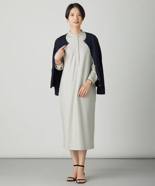 J.PRESS LADIES ウールスムース ワンピース ベージュ系