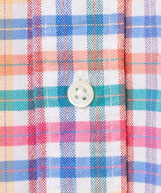 J.PRESS MEN コットンオックス マルチチェック シャツ / ボタンダウン ホワイト系3