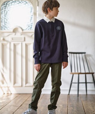 J.PRESS KIDS 【110-130cm】BAKER ロングパンツ カーキ系