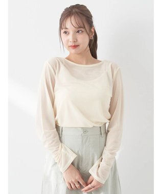 earth music&ecology シアーカットプルオーバー