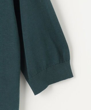 J.PRESS LADIES S 【WEB限定カラーあり・洗える・抗菌防臭】コットンアセテート カーディガン ダークグリーン系