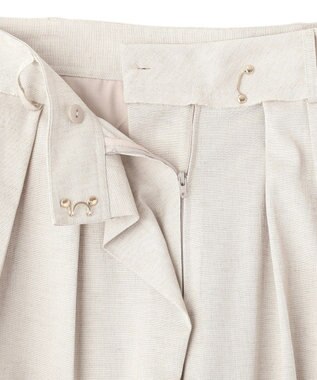 YECCA VECCA メタルホックワイドパンツ Light Beige