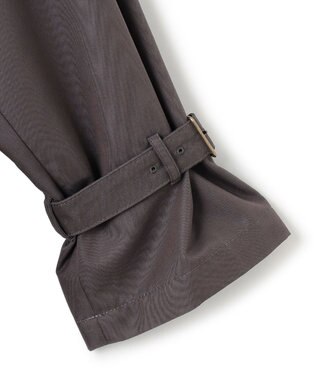 ICB TCシャンブレーツイル 2WAYトレンチコート チャコール系