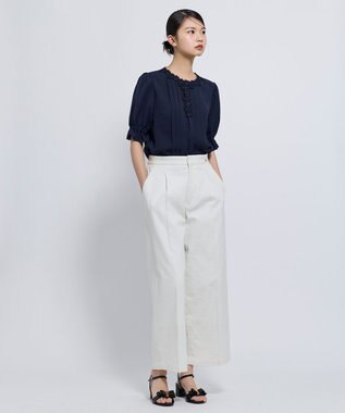 TOCCA CHARMING DAISY ブラウス ネイビー系