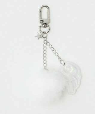 WEGO ファーエンジェルキーホルダー