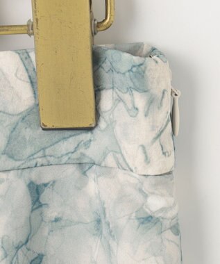 ANY SIS 【洗える】水彩フラワープリント スカート グリーン系