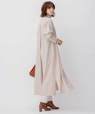 23区 【CLASSY.1月号掲載】ウーステッドウール タートルネック ニット ライトベージュ系