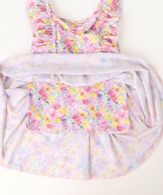 ANY KIDS 花柄 セパレート 水着 ピンク系花柄