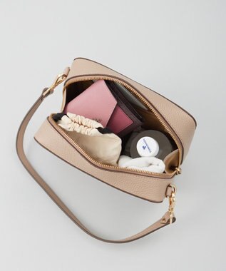 J.PRESS LADIES 【2way】レザー ショルダー バッグ ベージュ系