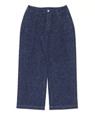 WEGO ネップデニムバギーパンツ デニムインディゴ