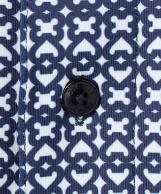 23区GOLF 【MEN】モノグラム総柄長袖ポロシャツ ネイビー系5