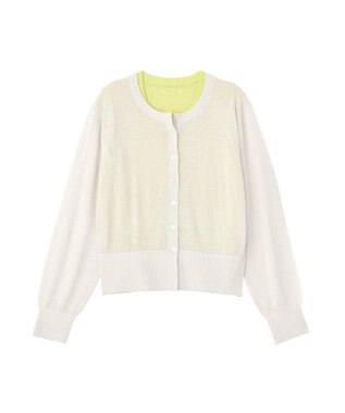AMERICAN HOLIC 【2SET・接触冷感】カーディガン+ノースリーブニット Light Gray