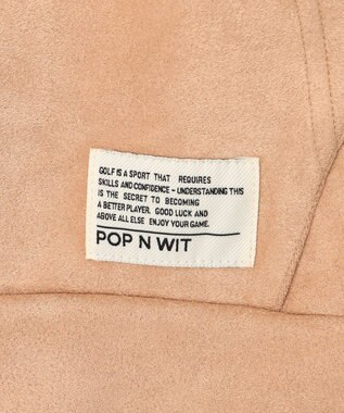 PW CIRCULUS 2025 NEW！【手洗い洗濯可】【WOMEN】スエードライク デタッチャブルフーディ ゴルフウェア レディース ベージュ系