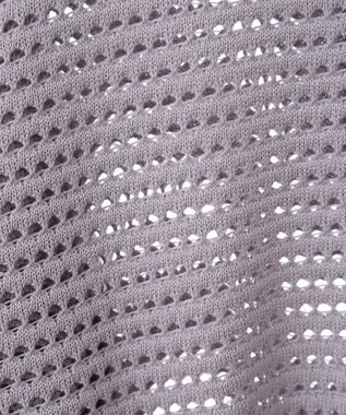 AMERICAN HOLIC ジップアップメッシュニットカーディガン Light Purple