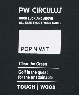 PW CIRCULUS 【MEN】ベーシックロングスリーブモックネック ゴルフ ブラック系