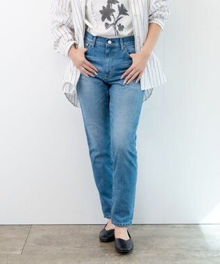 caqu FS relaxpencil Ⅱ 腰回りユッタリ テーパードデニム