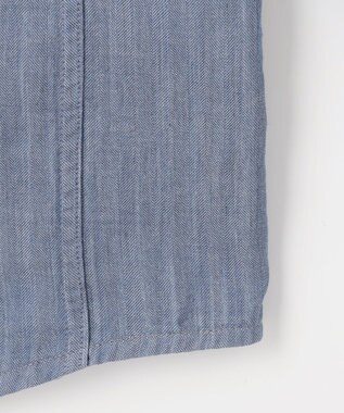 JOSEPH ABBOUD 【キングサイズ・2WAY】リバーシブルシャツ ブルー系