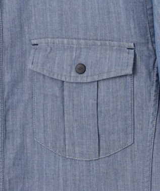 JOSEPH ABBOUD 【キングサイズ・2WAY】リバーシブルシャツ ブルー系