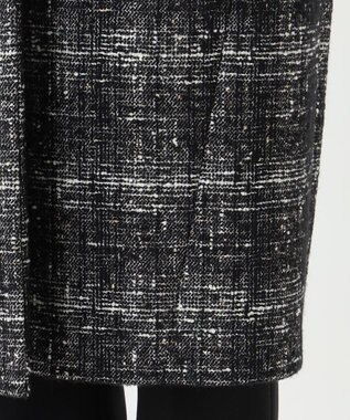 23区 【R(アール)】GIOLICAネップチェックツイード コート ブラック系