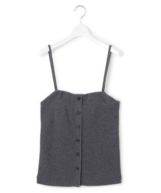 23区 【洗える】レイヤードビスチェ ニット グレー系