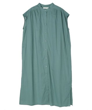 Green Parks ・Ｐｅｔｉｔ　Ｆｌｅｕｒ　カラーシャツワンピース Green