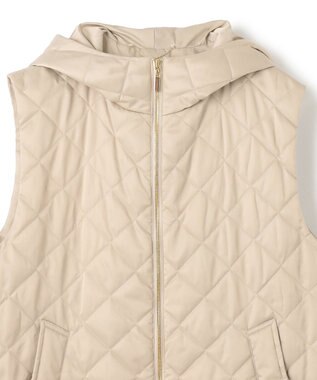 BEIGE， 【S-size】RENARD / フーデッドジレ Beige