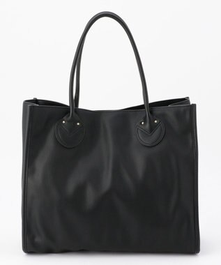 UNBILLION cachecache 丸手根革スクエアトートバッグ