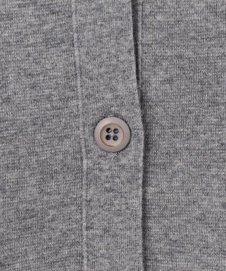 J.PRESS LADIES L 【WEB限定・洗える】WORSTED WOOL クルーネック カーディガン 【WEB限定】トップグレー系