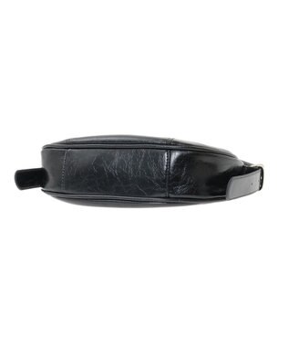 earth music&ecology ハーフムーンバッグ Black