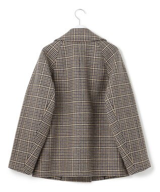 23区 【Oggi11月号掲載】ボンディング チェックツイード ジャコット ブラウンチェック